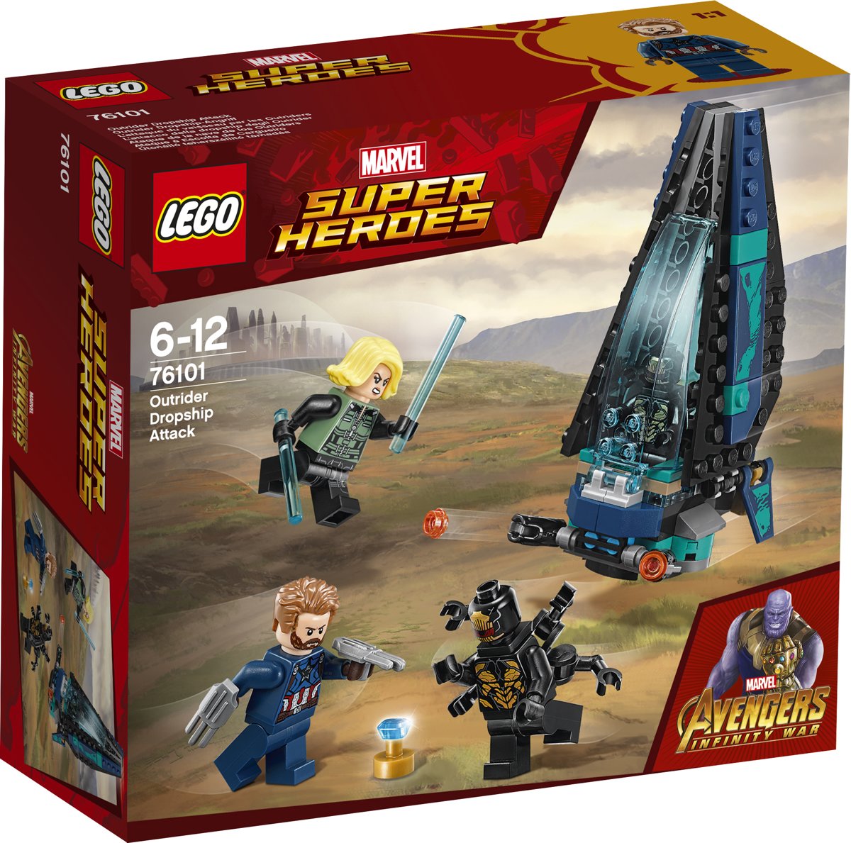 LEGO Super Heroes Outriderdropshipaanval - 76101