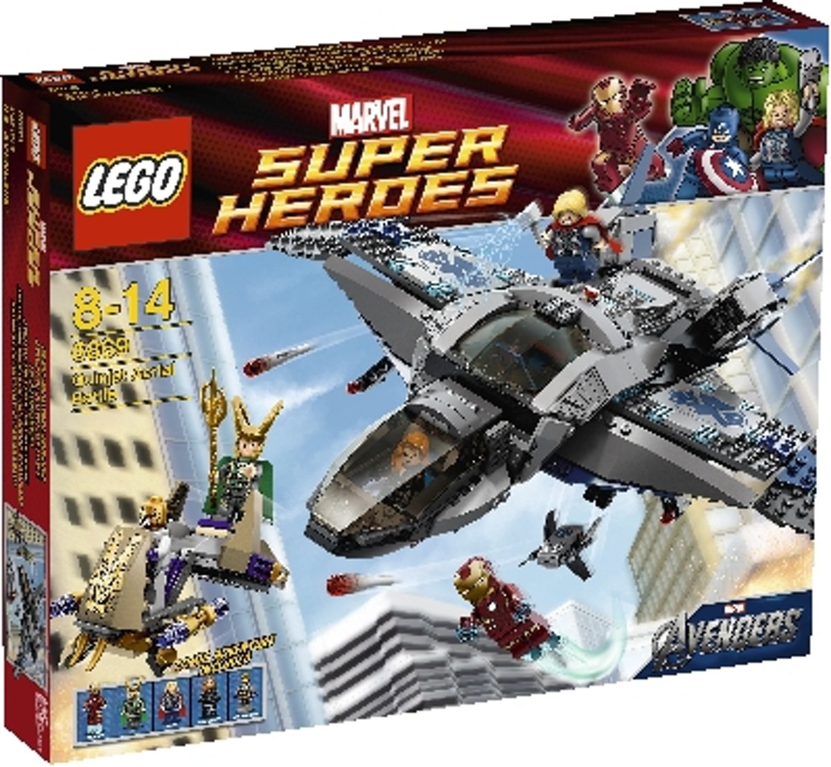 LEGO Super Heroes Quinjet Luchtduel - 6869