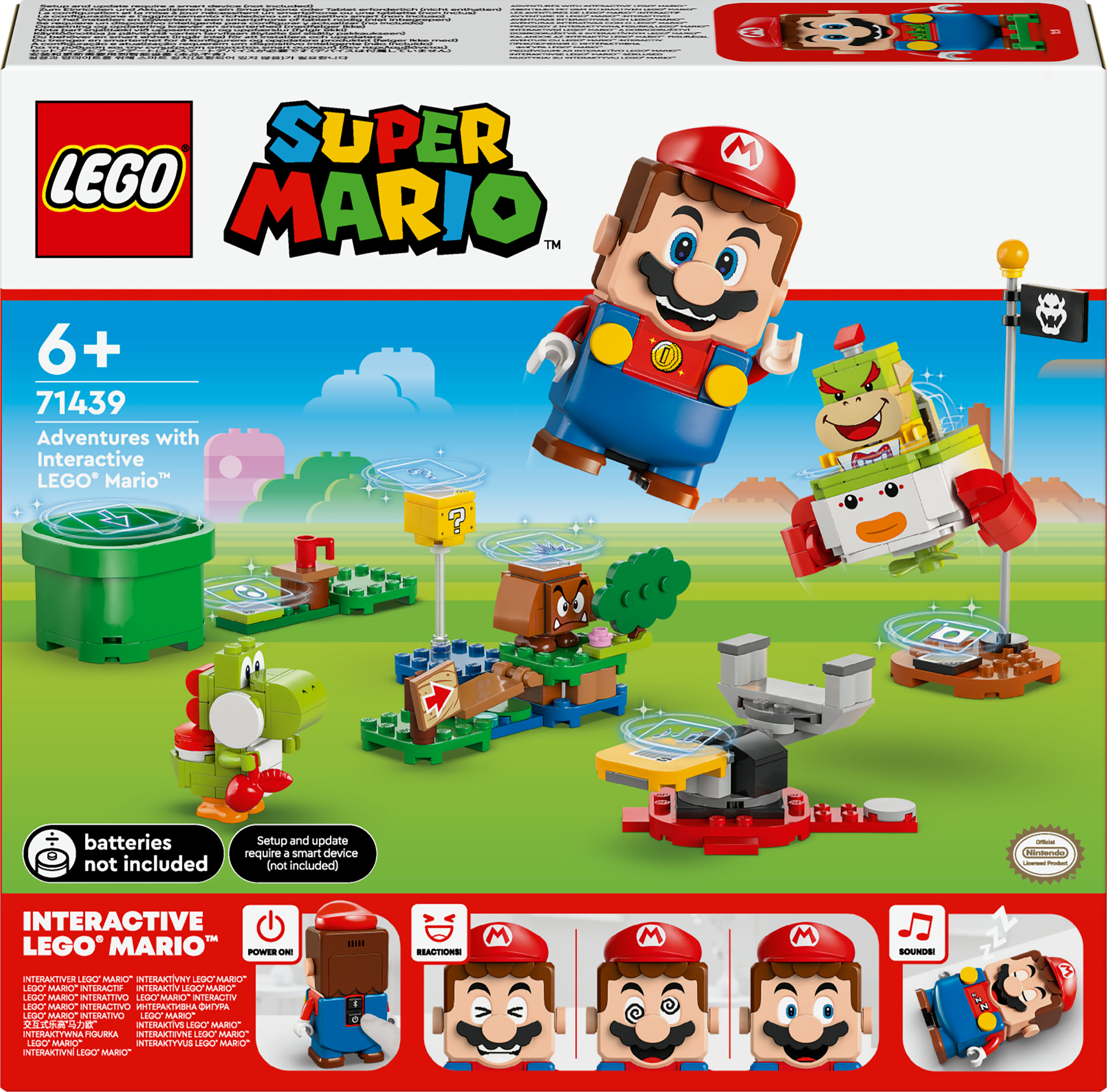 LEGO Super Mario 71439 avonturen met interactieve LEGO Mario