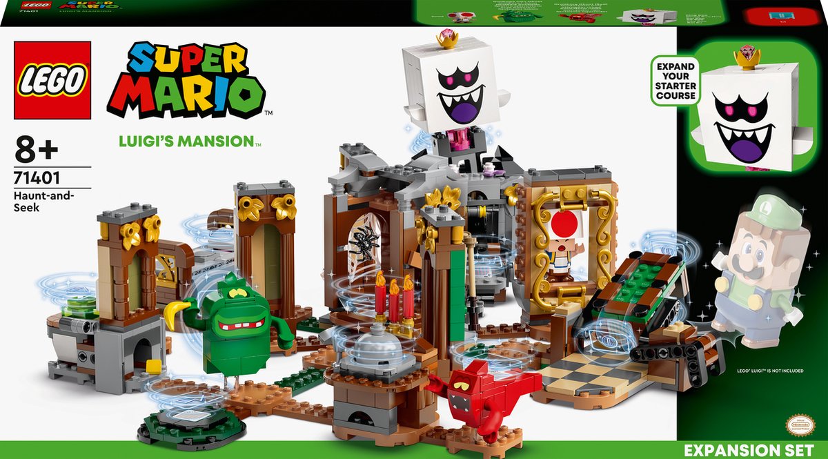 LEGO Super Mario Uitbreidingsset Verstoppertje in Luigis Mansion - 71401