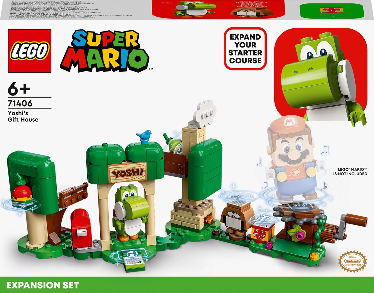 LEGO Super Mario Uitbreidingsset: Yoshi’s cadeauhuisje - 71406