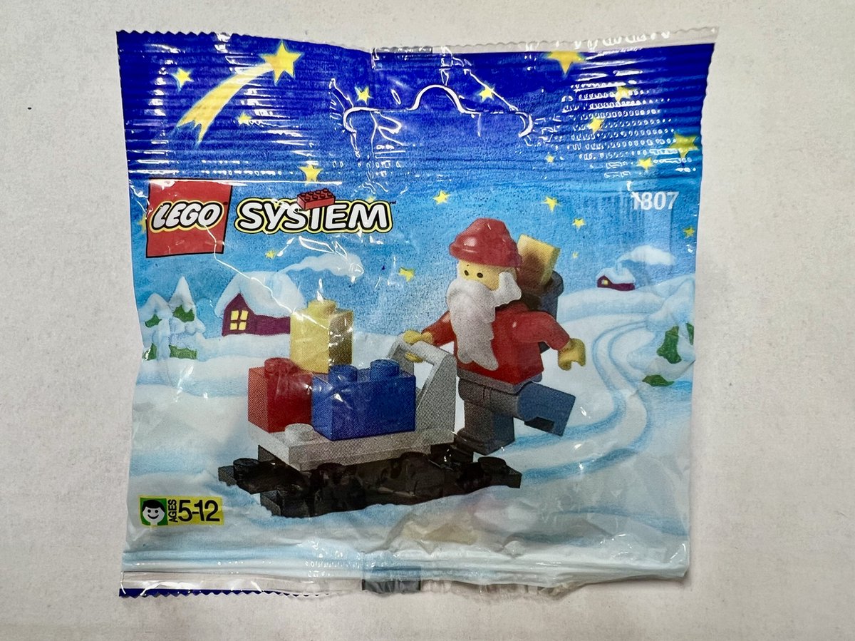 LEGO System Kerstman en slee - 1807 (Polybag)