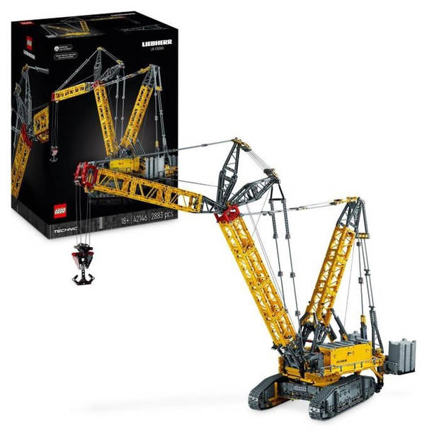 LEGO Technic 42146 Liebherr LR 13000 Rupskraan, bouwmachinemodel met afstandsbediening, voor volwassenen