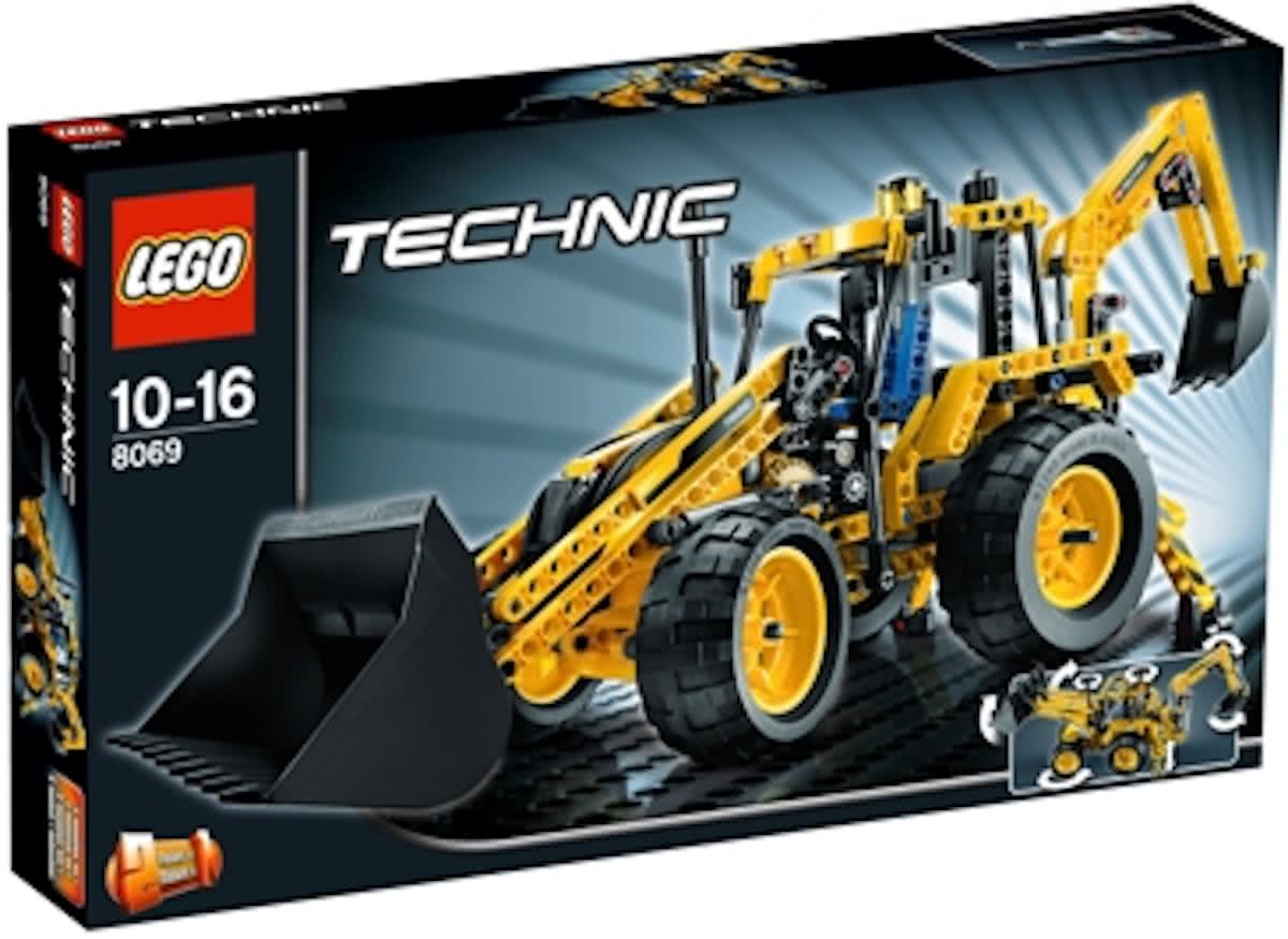 LEGO Technic Graafmachine met Laadbak - 8069