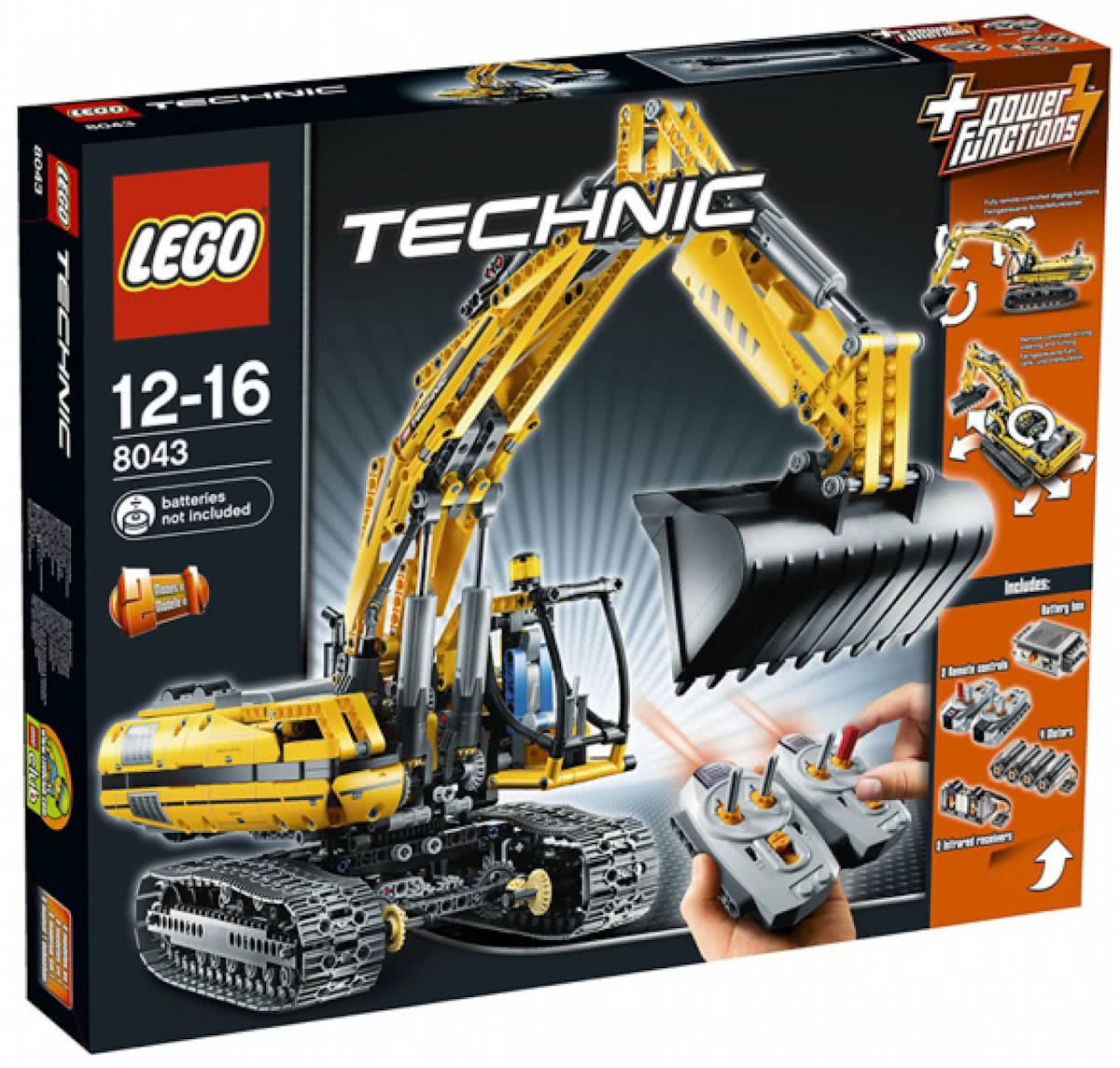 LEGO Technic Graafmachine met Motor - 8043