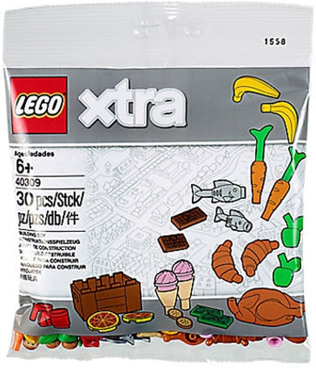 LEGO xtra 40309 Etenswaren accessoires (polybag)