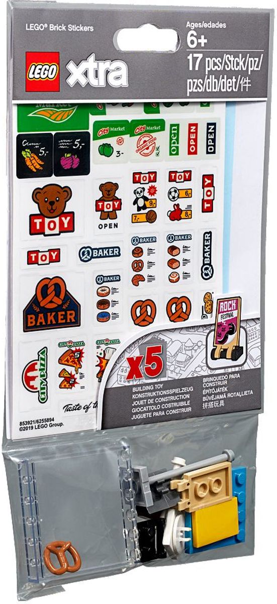 LEGO xtra stenenstickers (853921)