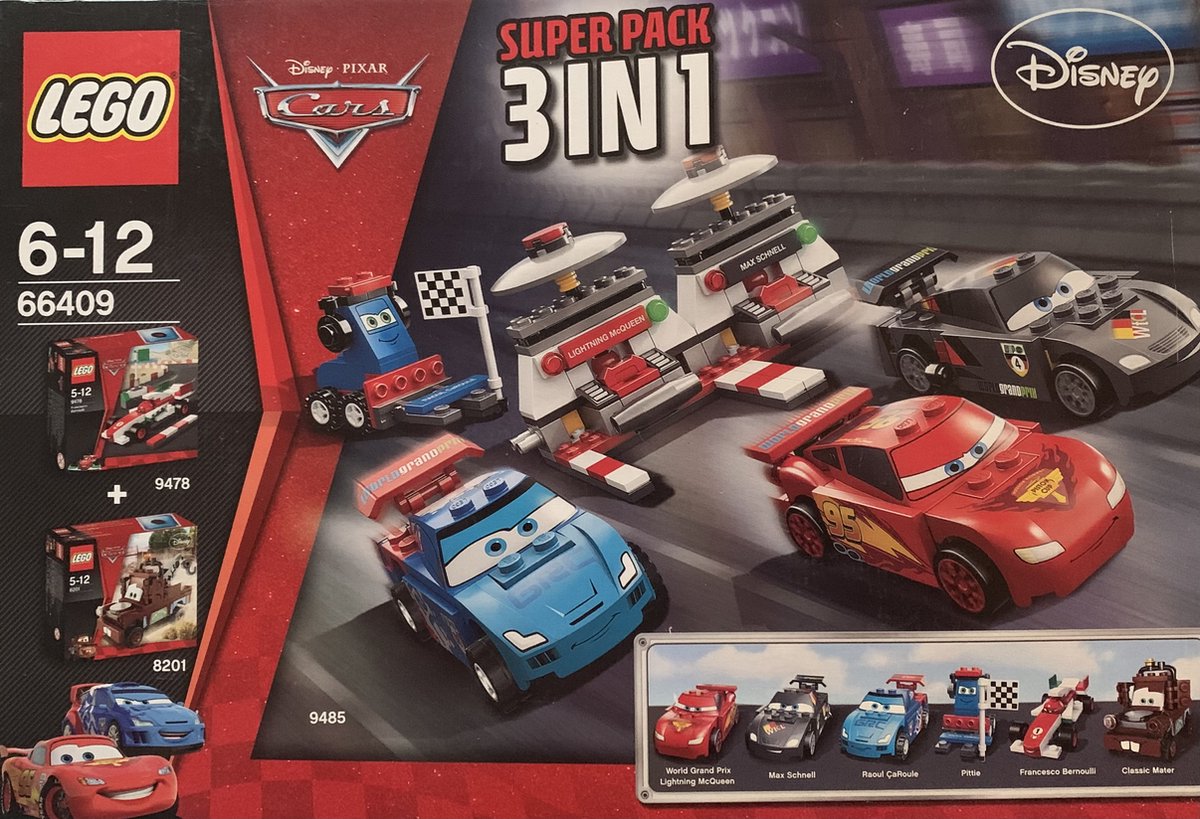   - Disney - Cars - Super Pack - 3 in 1 - 66409