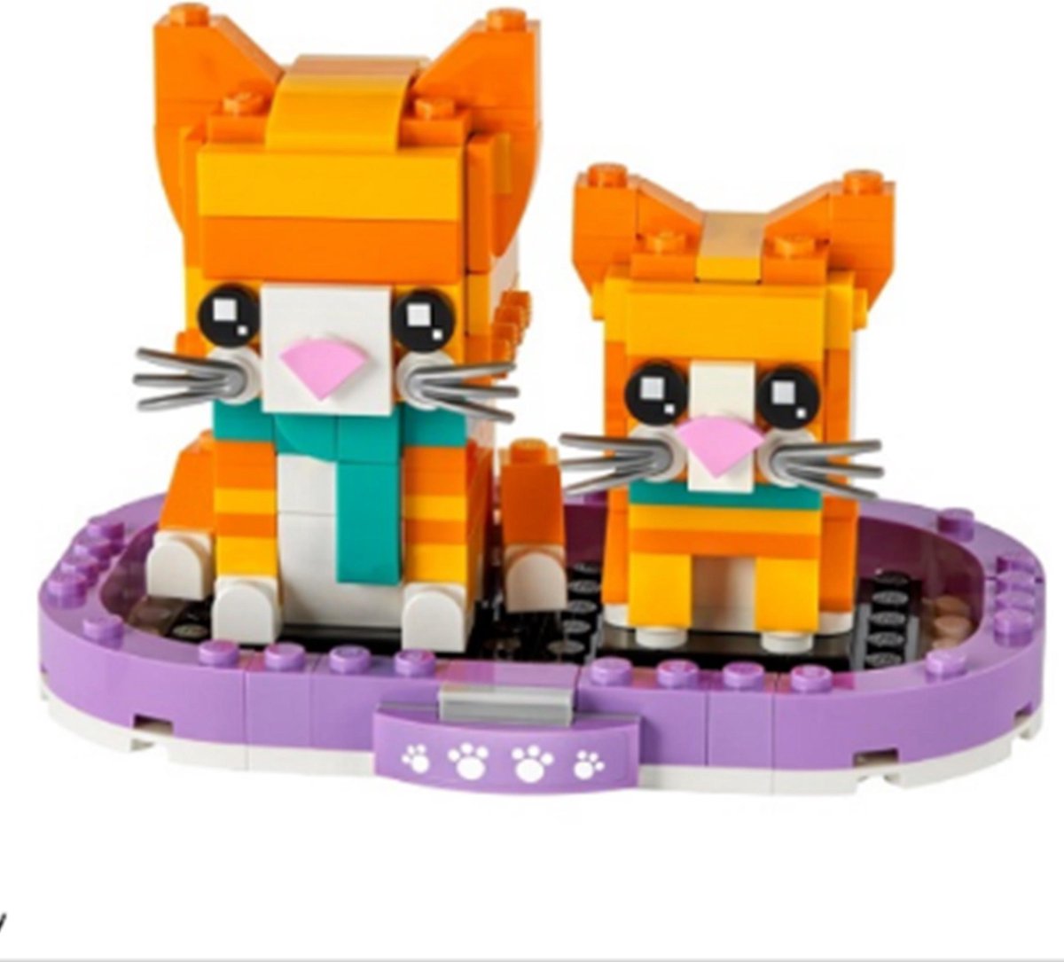   Brickheadz 40480 - Kitten en Ginger Tabby