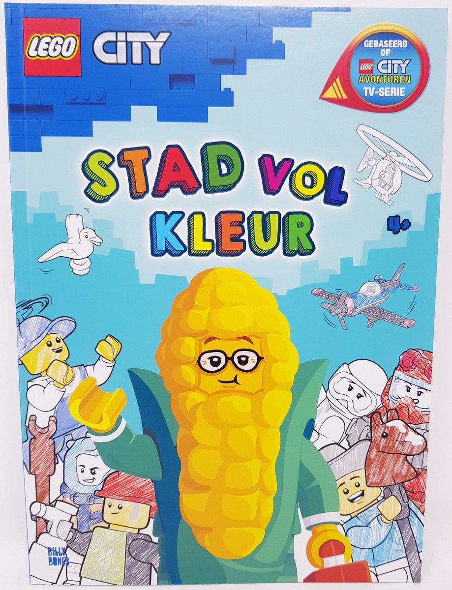 Lego City Kleurboek Stad vol Kleur 4+ - Burgemeester Fleck mais