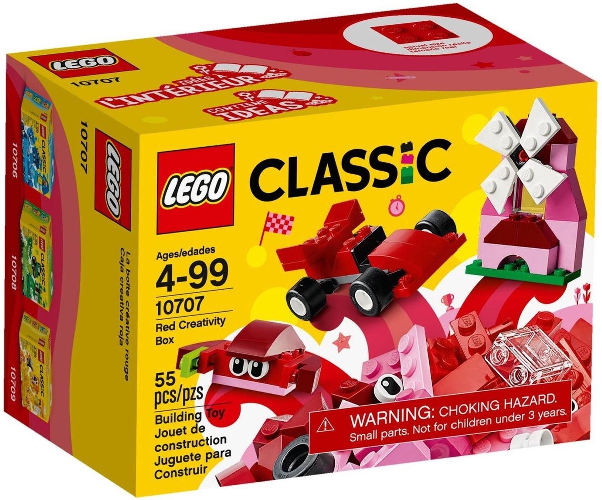 Lego Classic: Bouwdoos Rood (10707)