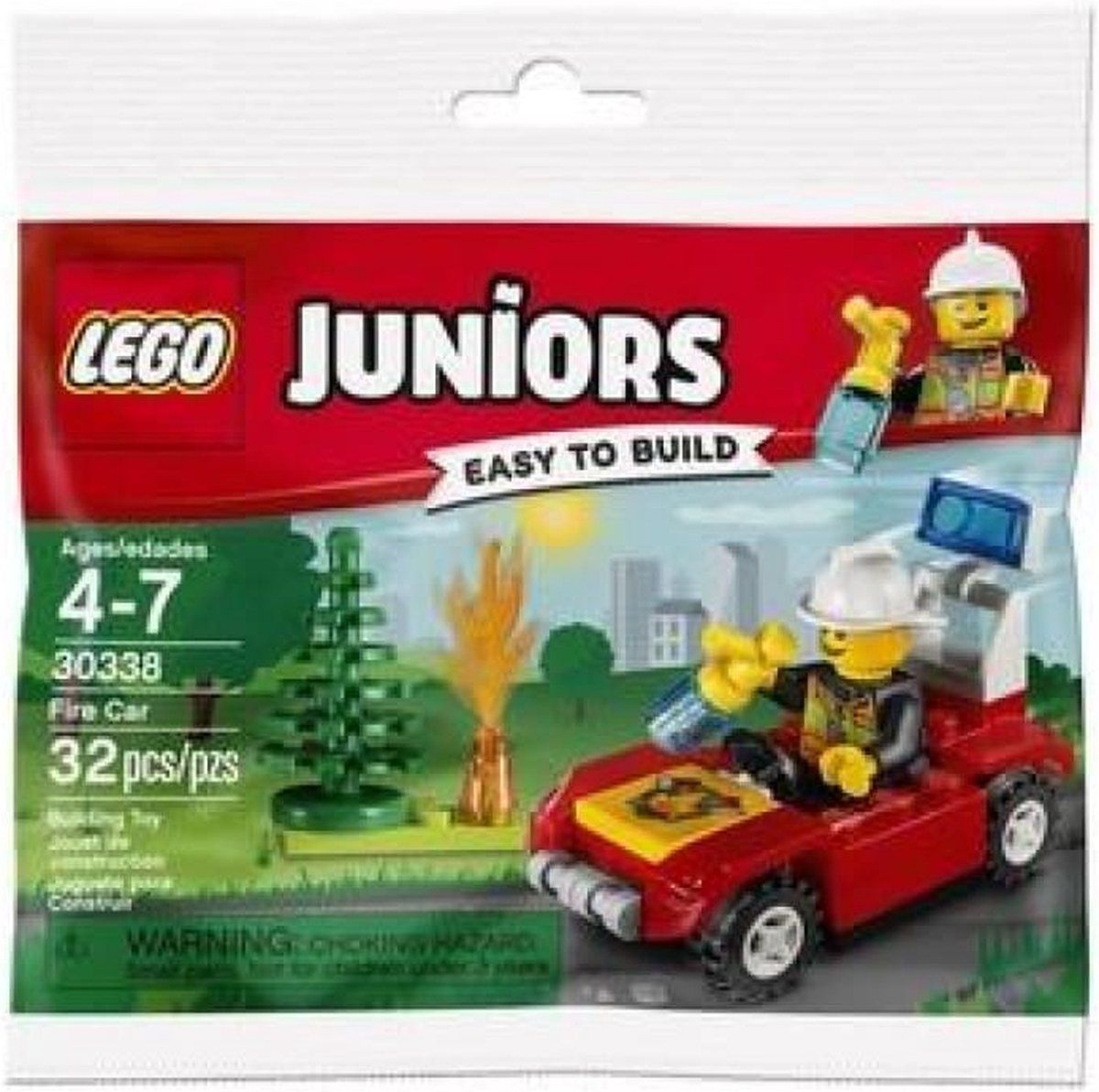   Junior 30338 brandweer polybag zakje LEGO auto city