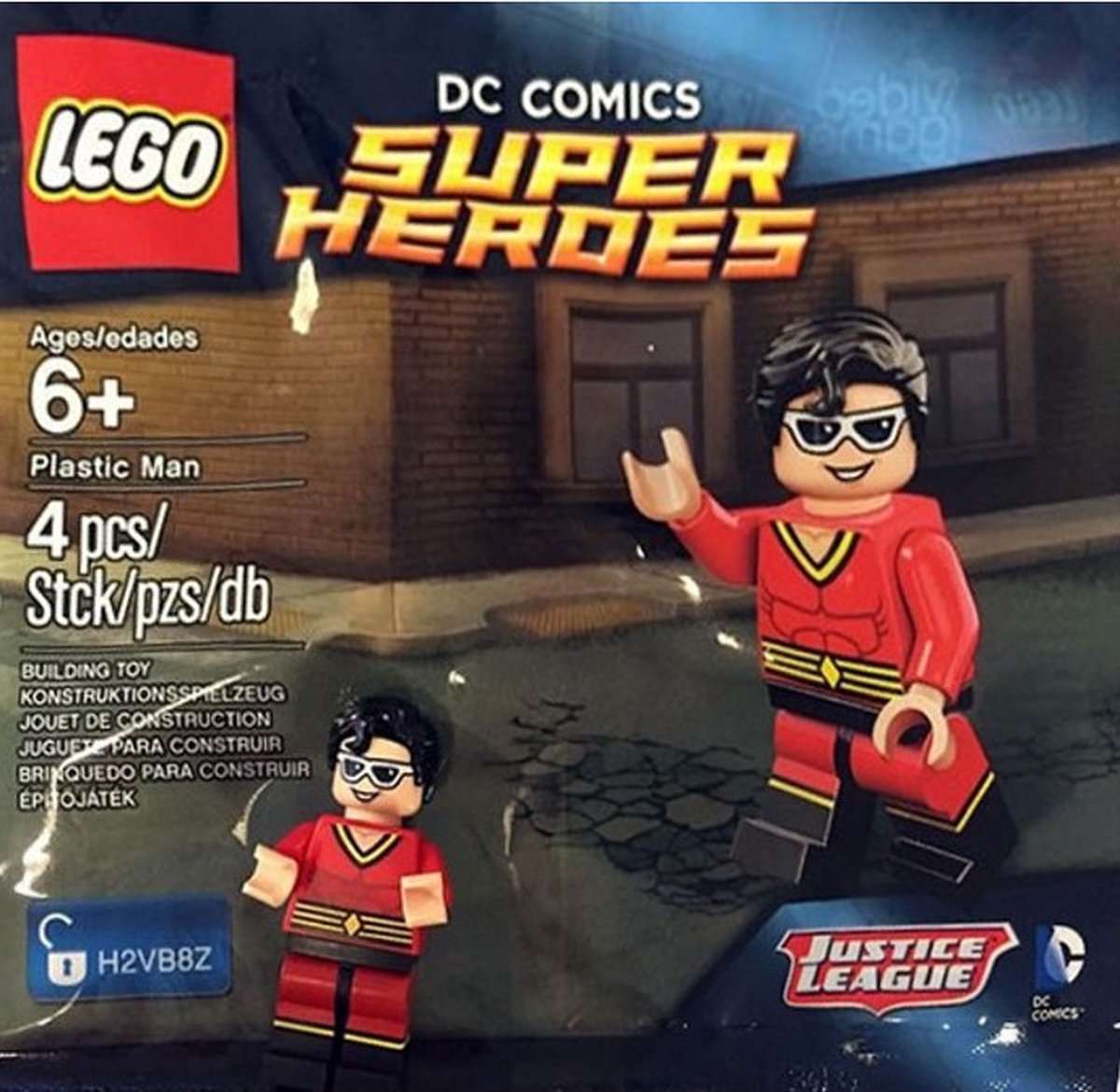   Super Heros Plastic Man DC comics justice league polybag 5004081