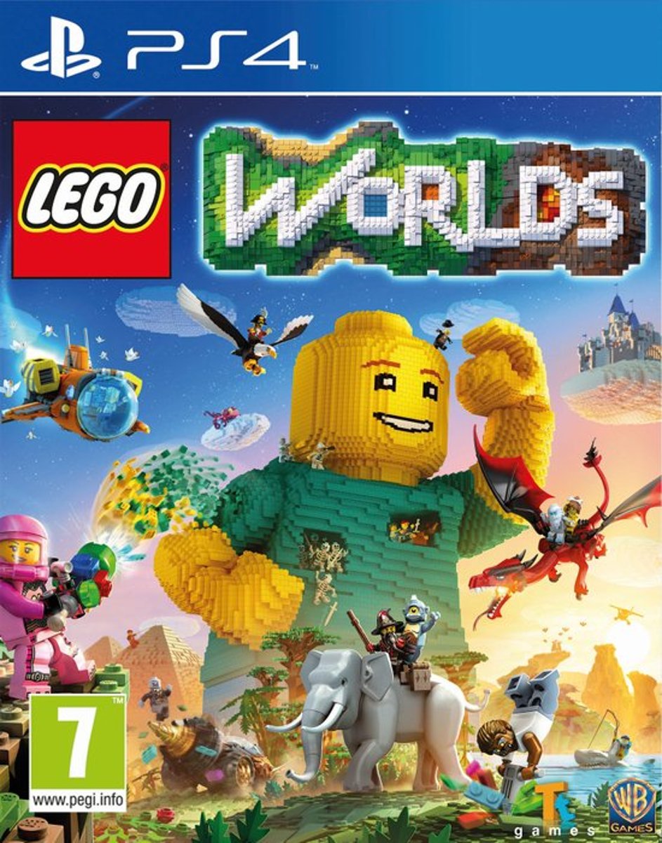 PS4 LEGO WORLDS (PS4 EXCLUSIVE: LEGO AGENTS PACK) (EU)