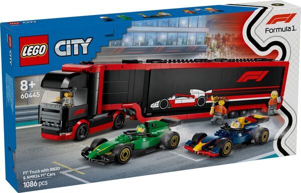   City 60445 F1® Transporter met RB20 & AMR24