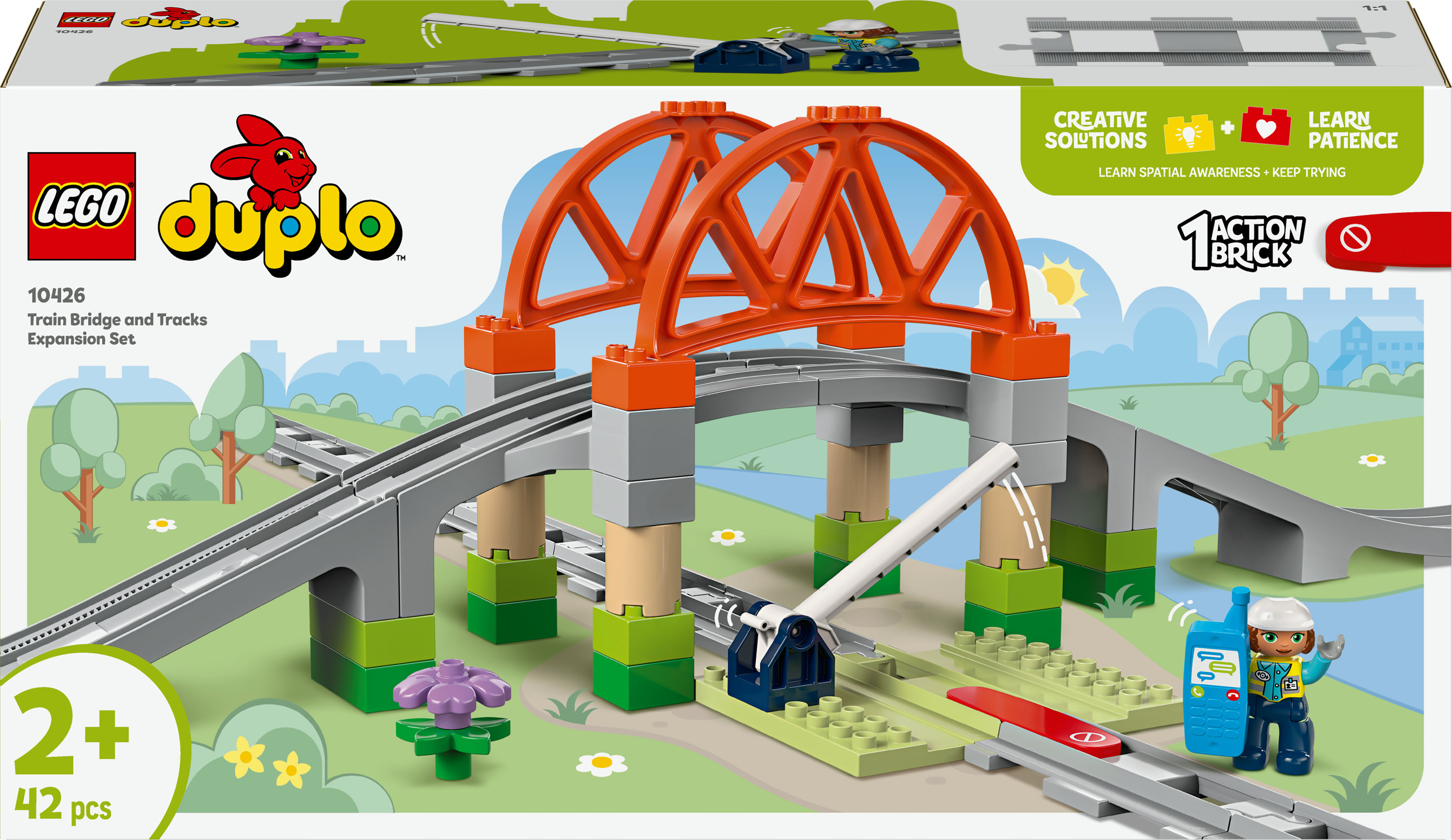   DUPLO 10426 Treinbrug en rails uitbreidingsset
