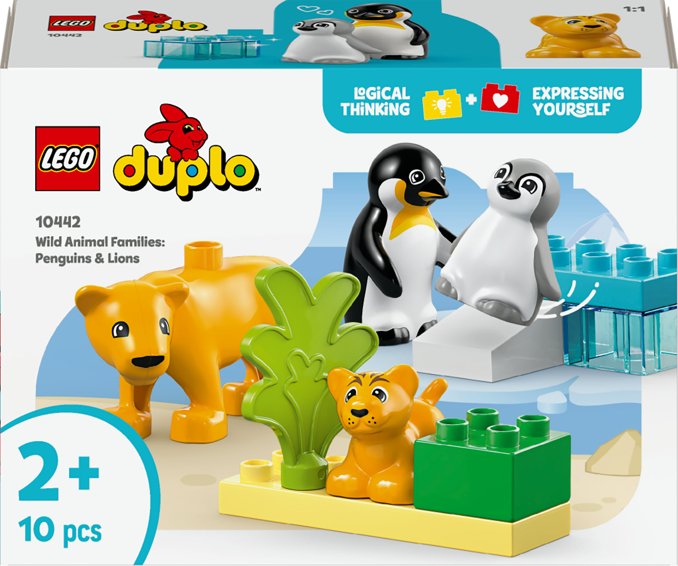   DUPLO 10442 Families van wilde dieren: pinguïns en leeuwen