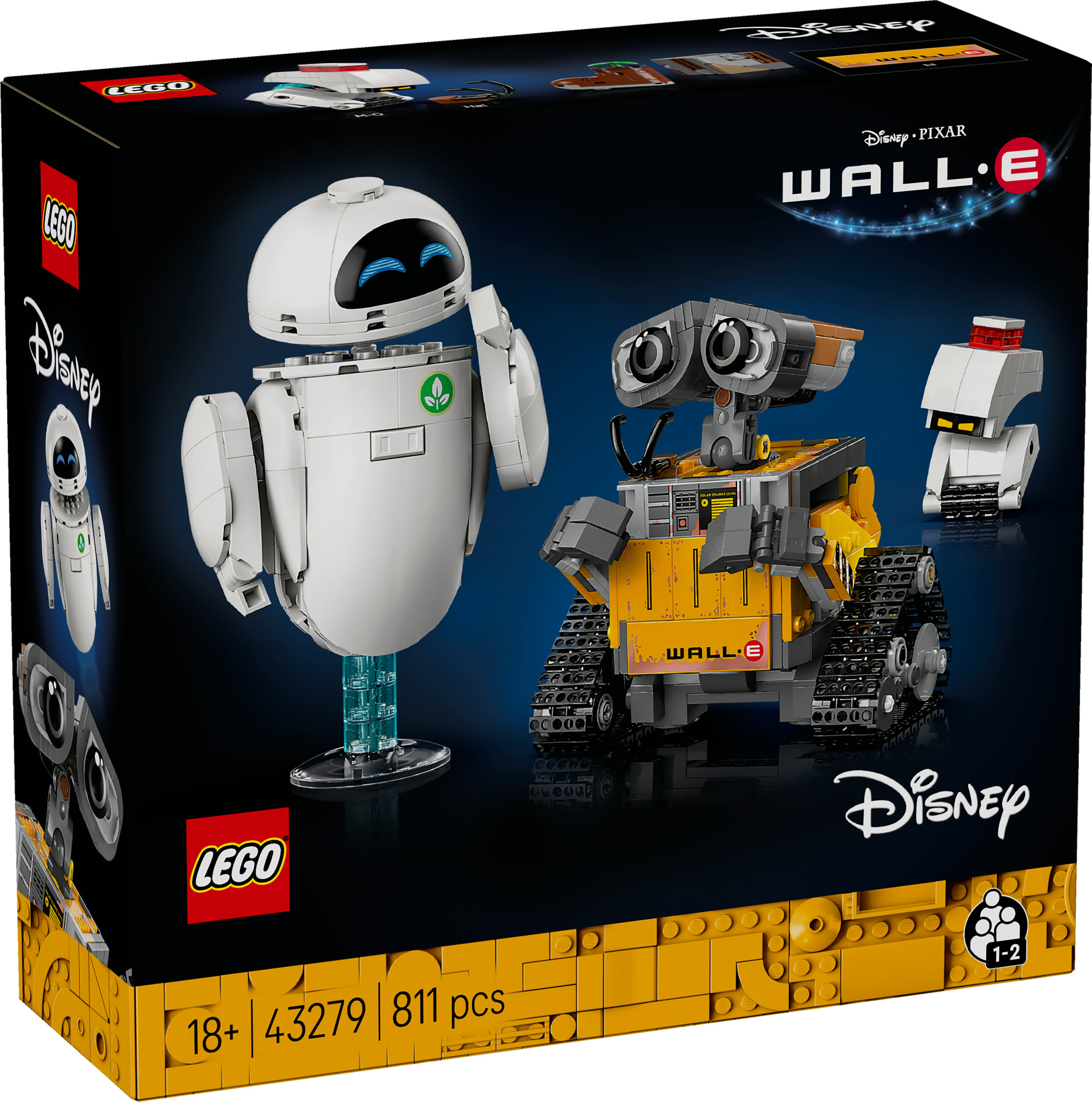   Disney Pixar 43279 Pixar WALL-E en EVE