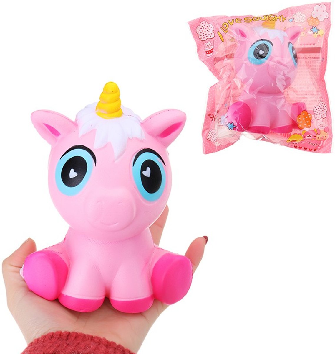 Grote en mooie unicorn Squishy van 15 centimeter - Jumbo squishies