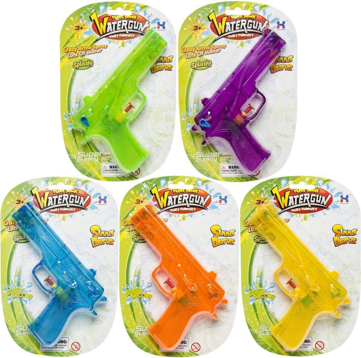 Waterpistool Gekleurd