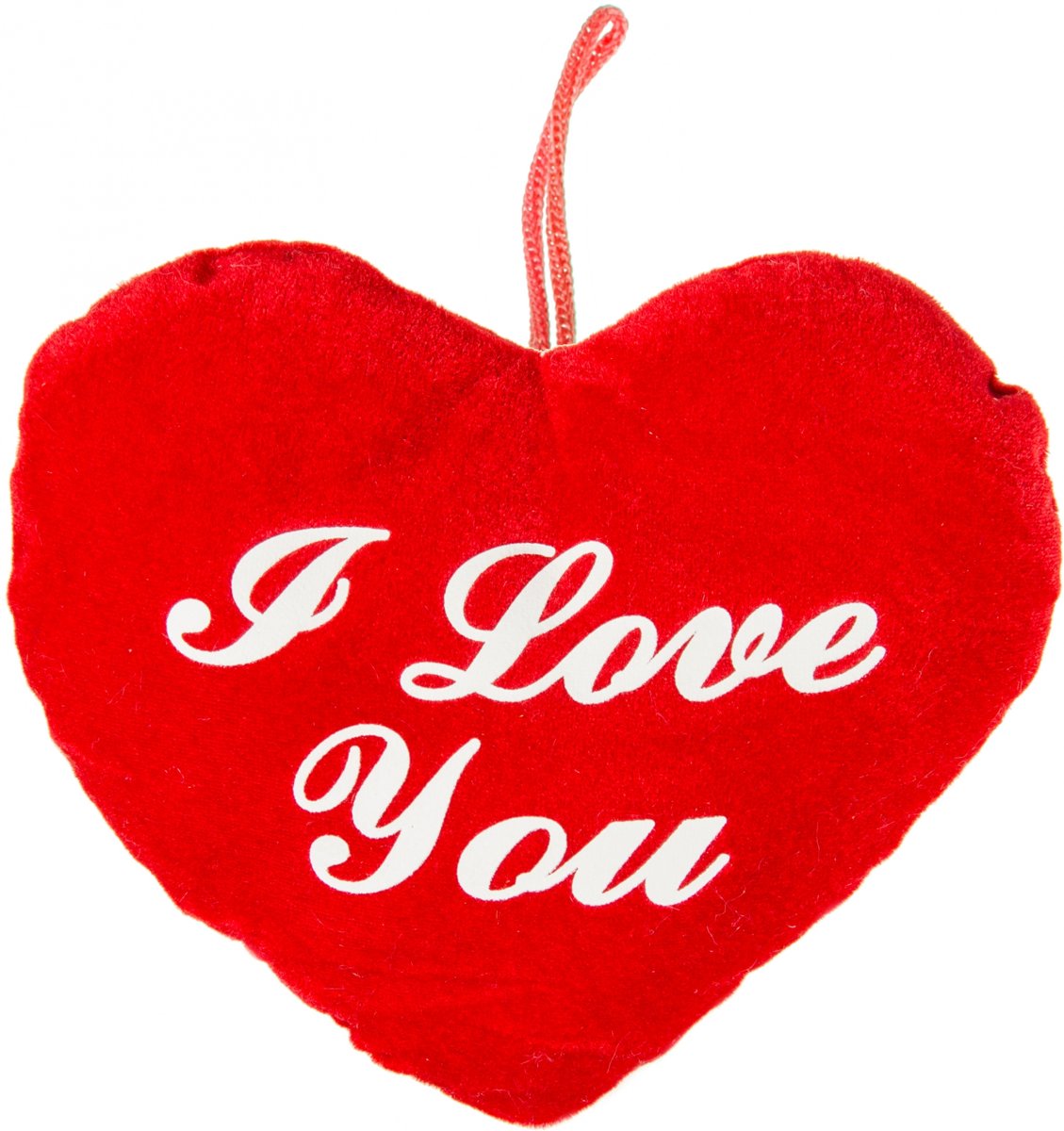 Lg-imports Knuffelhart I Love You 20 Cm Rood