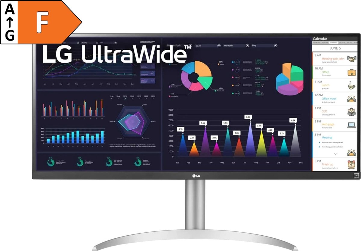 LG 34WQ650 - Ultrawide UWHD Monitor - 34 inch