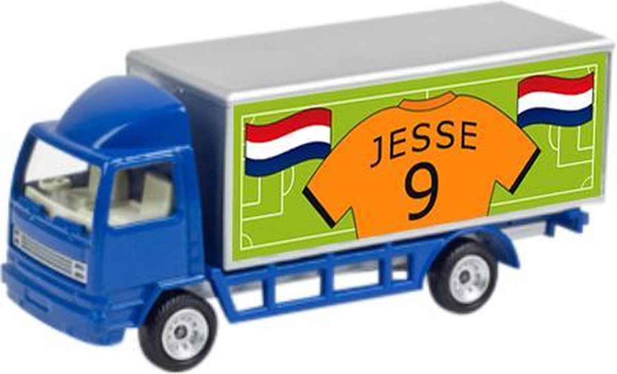 lkmn – model vrachtwagen met naam – type EK – kunststof - blauw