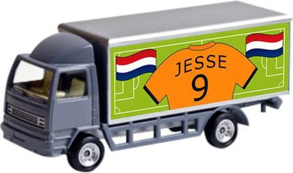 lkmn – model vrachtwagen met naam – type EK – kunststof - grijs