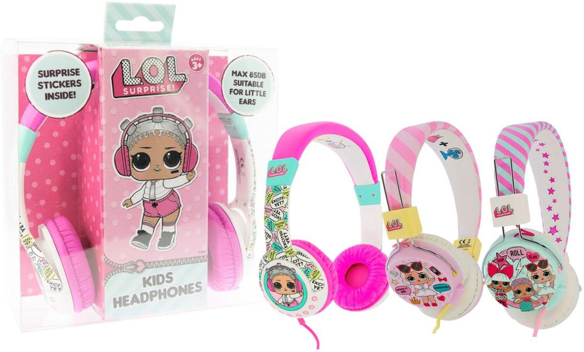 LOL Surprise headset - roze hoofdtelefoon - kids headphone