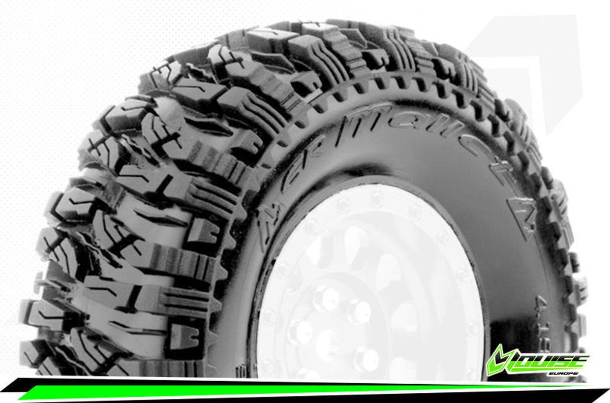 Louise RC - CR-MALLET - Class 1 - 1-10 Crawler Tires - Super Soft - for 1.9 Wheels - L-T3346VI