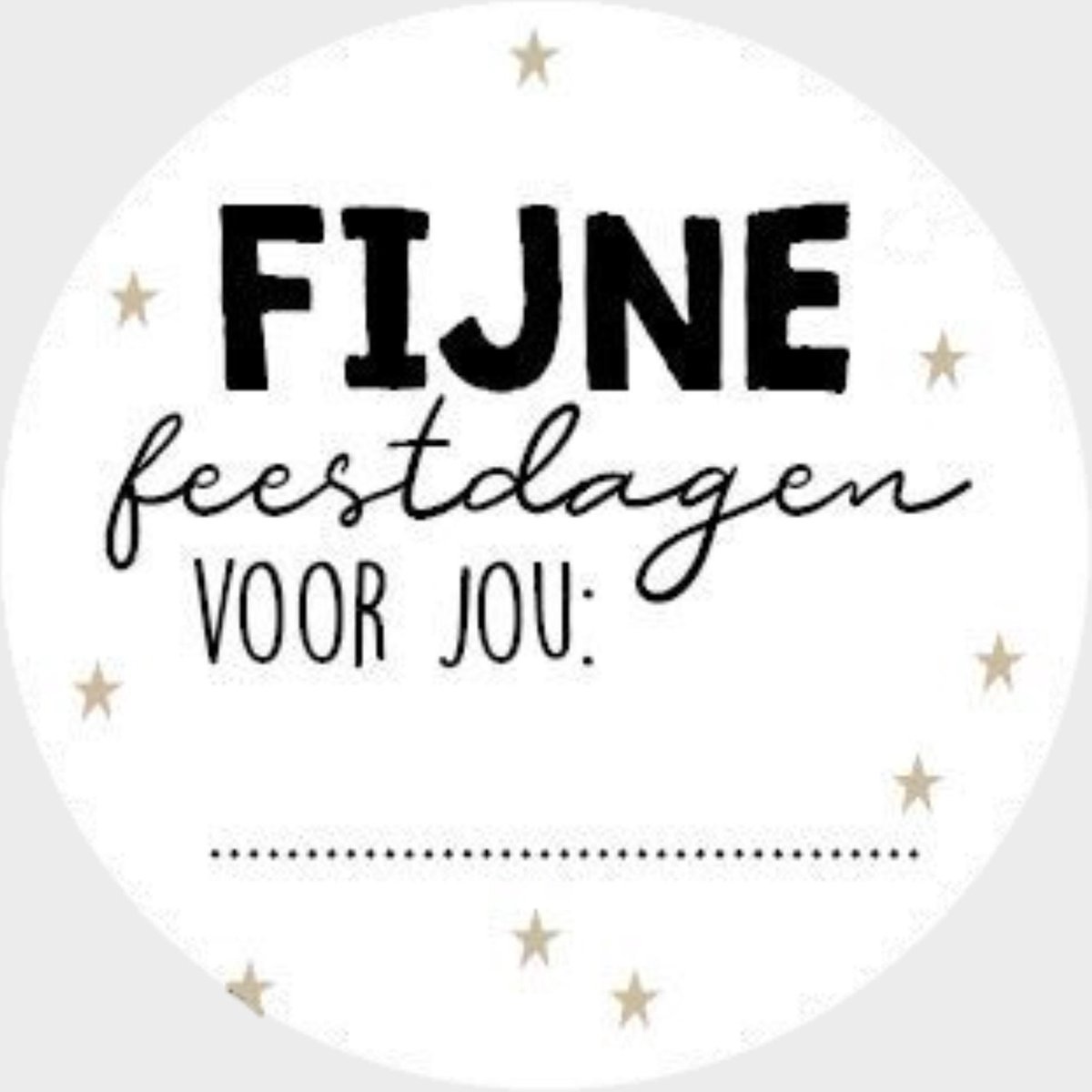 LOVV® 100 Sluitstickers-Stickers- Fijne Feestdagen-Kerststickers-Cadeaustickers