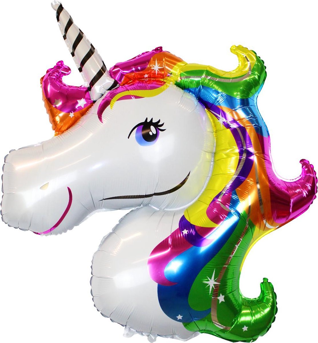 Eenhoorn Versiering Helium Ballonnen Unicorn Decoratie Feest Ballon Verjaardag Versiering 110 Cm Met Rietje – 1 Stuk