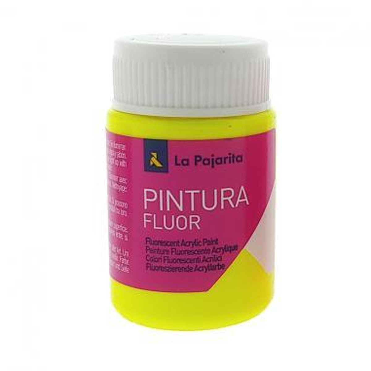 La Pajarita Fluor Acrylverf Geel 35 ml