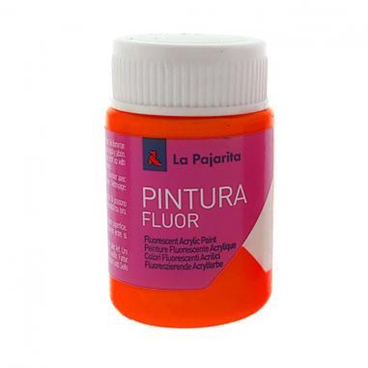 La Pajarita Fluor Acrylverf Oranje 35 ml