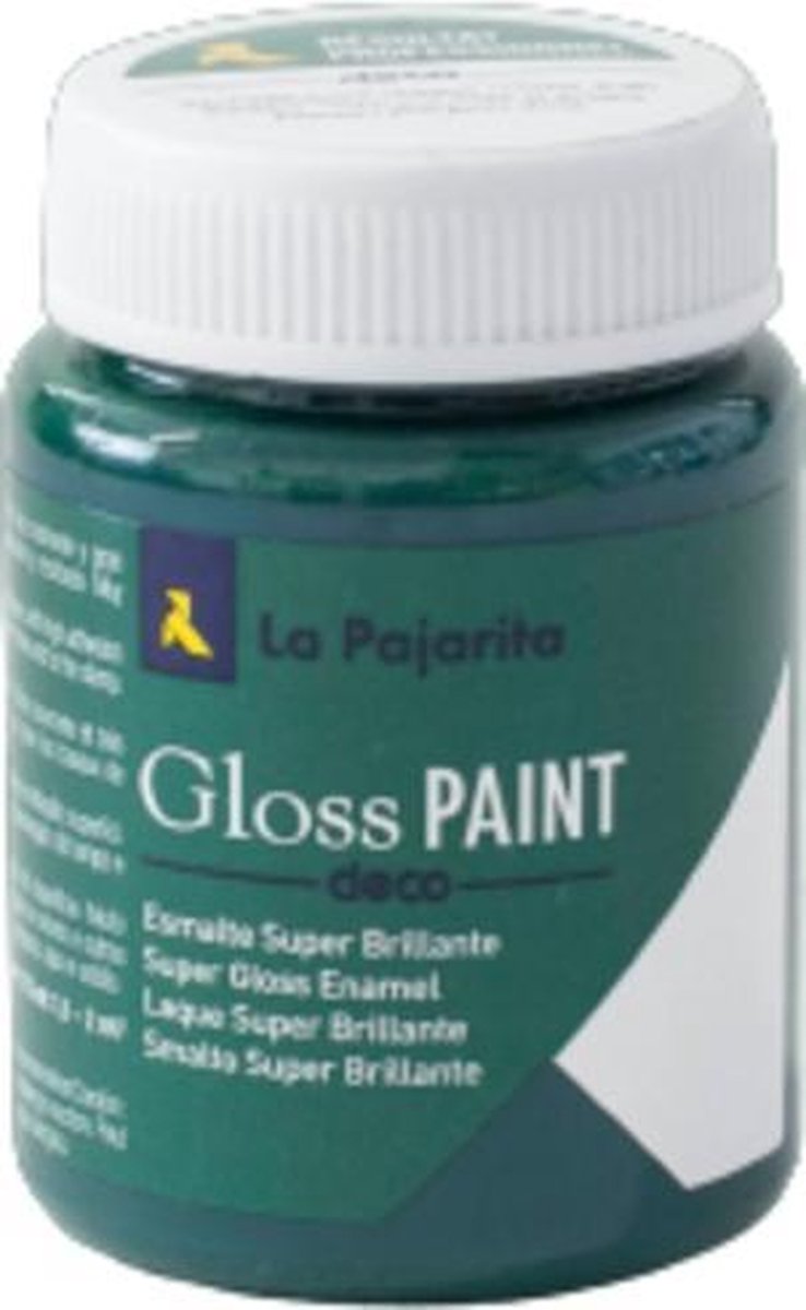 La Pajarita Glans Verf 75ml Donkergroen