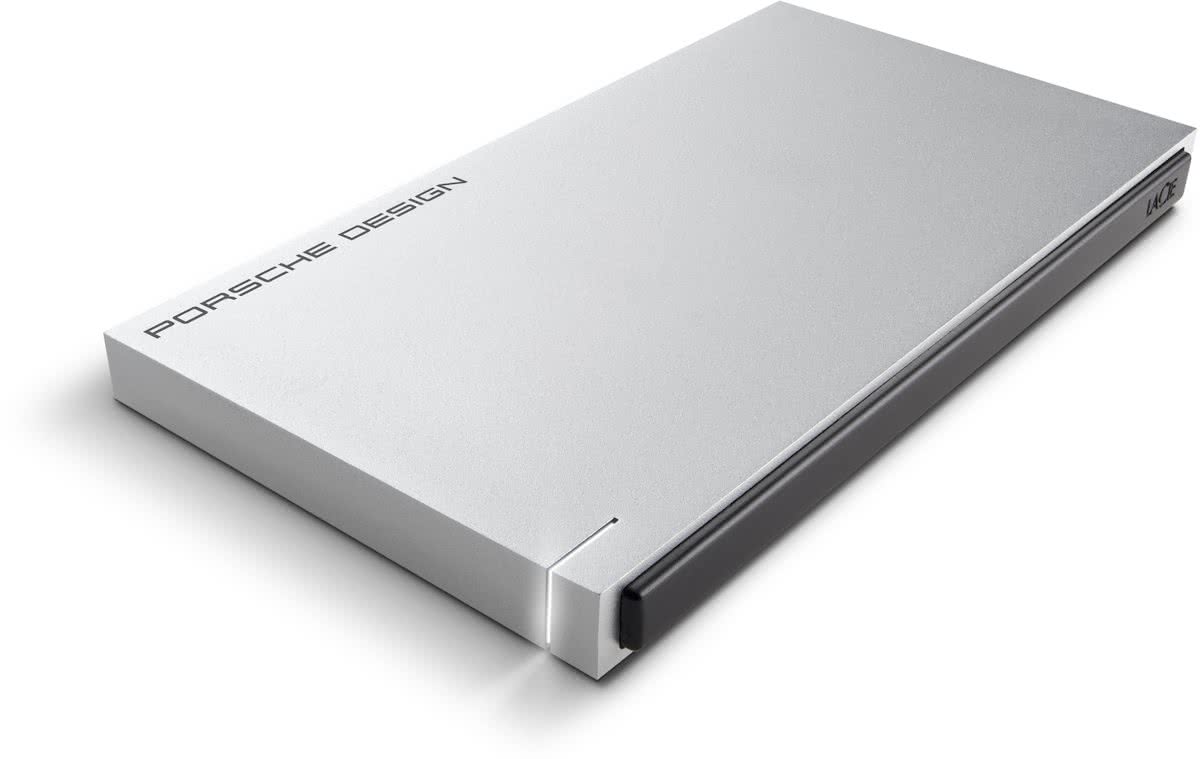 LaCie Porsche Design Mobile Drive - Externe harde schijf - 1 TB - Zilver