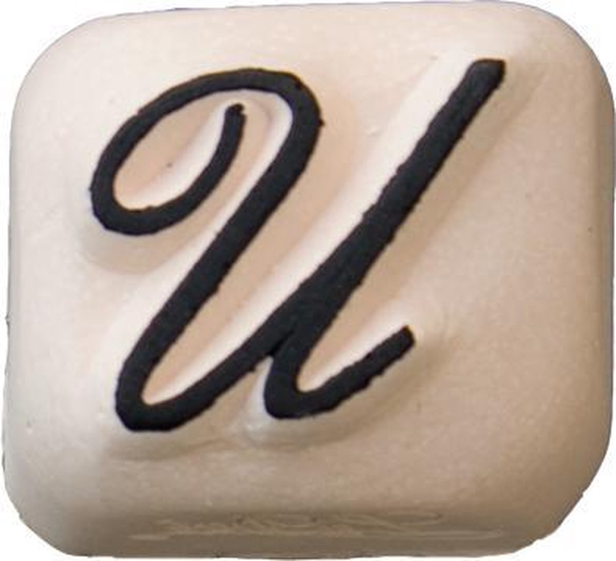 LaDot Tattoo Stempel Steen - S125U - Small - Letter U - Nep Tattoo - Black Tattoo - Kinderen en Volwassenen