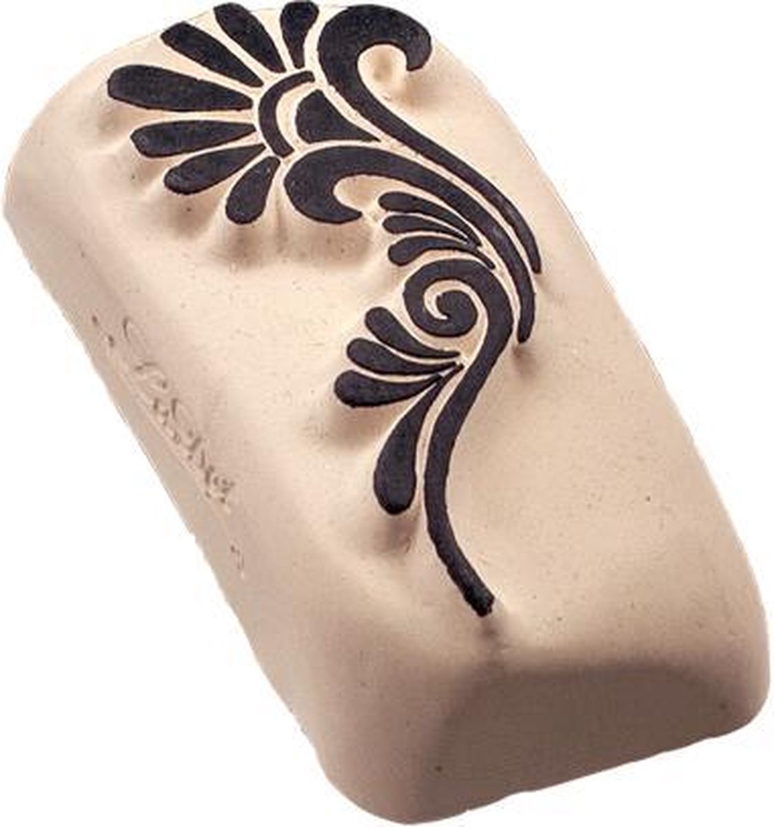 LaDot Tattoo Stempel Steen - XL6 - Extra Large - Bloem - Nep Tattoo - Black Tattoo - Kinderen en Volwassenen