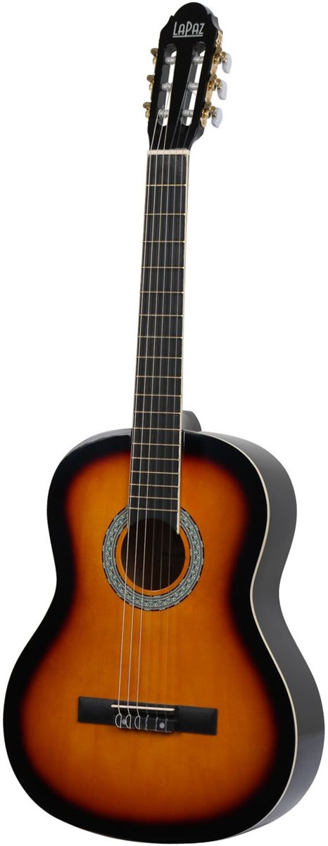 LaPaz 001 SB klassieke gitaar Sunburst