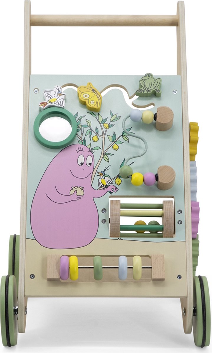 Label Label Barbapapa Houten Activiteiten Loopwagen LLBB-35830