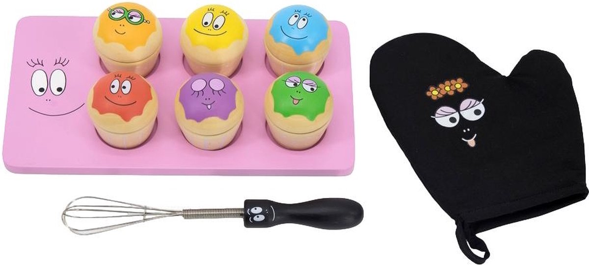 Label Label Barbapapa Houten Cupcakes Set LLBB-35808