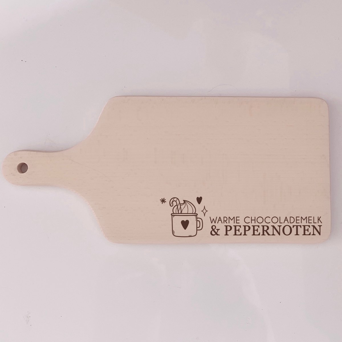 Label2X - Plankje warme chocolademelk - Sinterklaas decoratie - Sinterklaas versiering