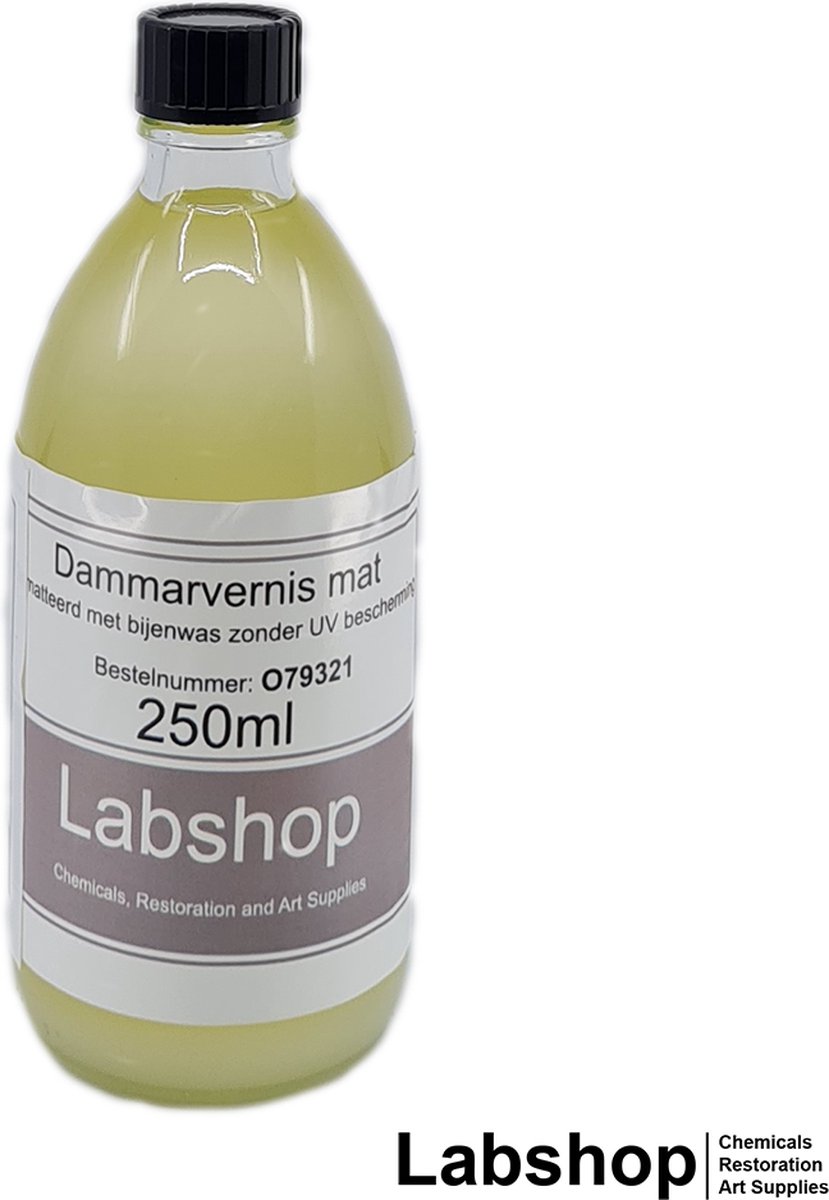 Labshop - Dammar Vernis mat - 250 milliliter