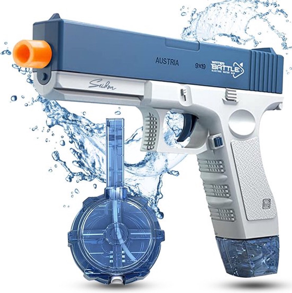   Elektrische WaterPistool - Water Glock - Elektrisch   - Automatische   - Glock Water Pistool - Water Gun Electrik
