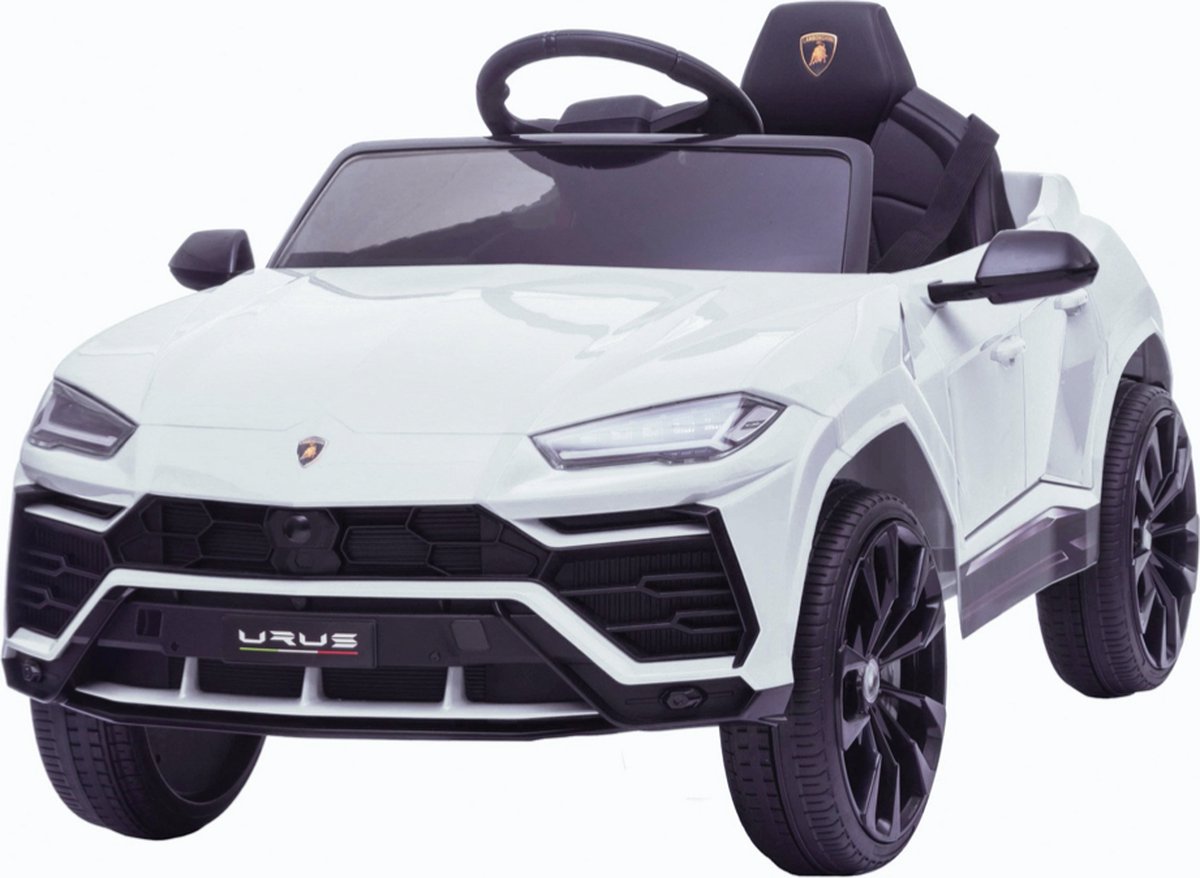 Elektrische kinderauto   Urus 12V Accu auto voor kinderen Met Afstandsbediening (Wit)