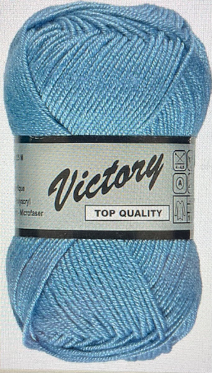 GAREN-VICTORY 012-LAMMY YARNS-PER 5 STUKS-BREIEN EN HAKEN.