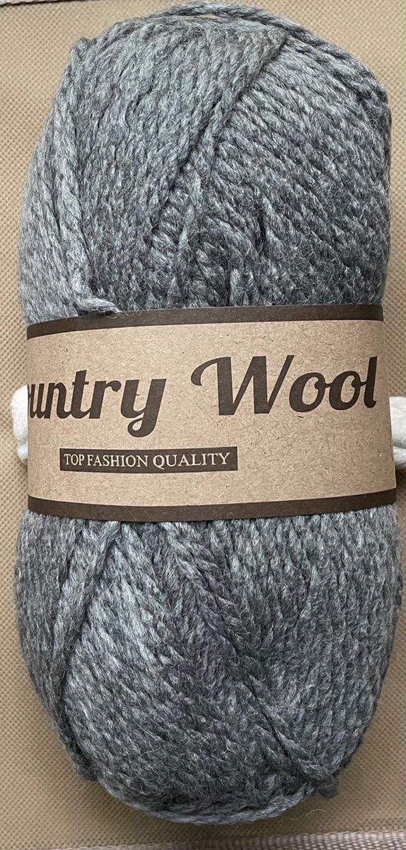 WOL-GAREN-LAMMY YARNS-COUNTRY WOOL 038-BREIEN&HAKEN-PER 5 STUKS.