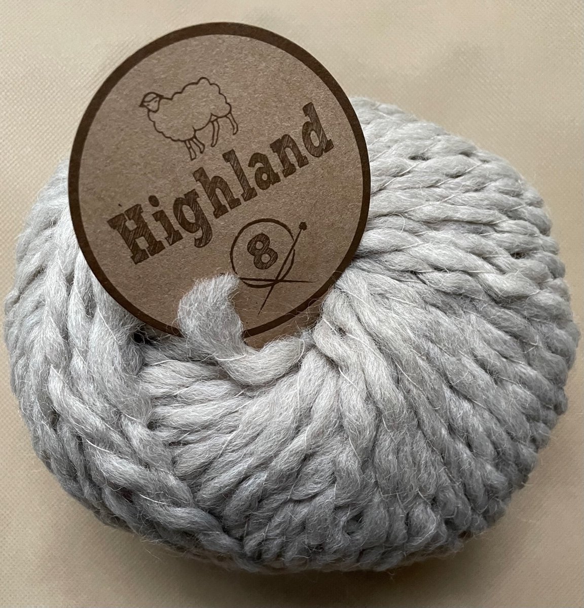 WOL-GAREN-LAMMY YARNS-HIGHLAND 8/791-BREIEN&HAKEN-PER 5 STUKS.