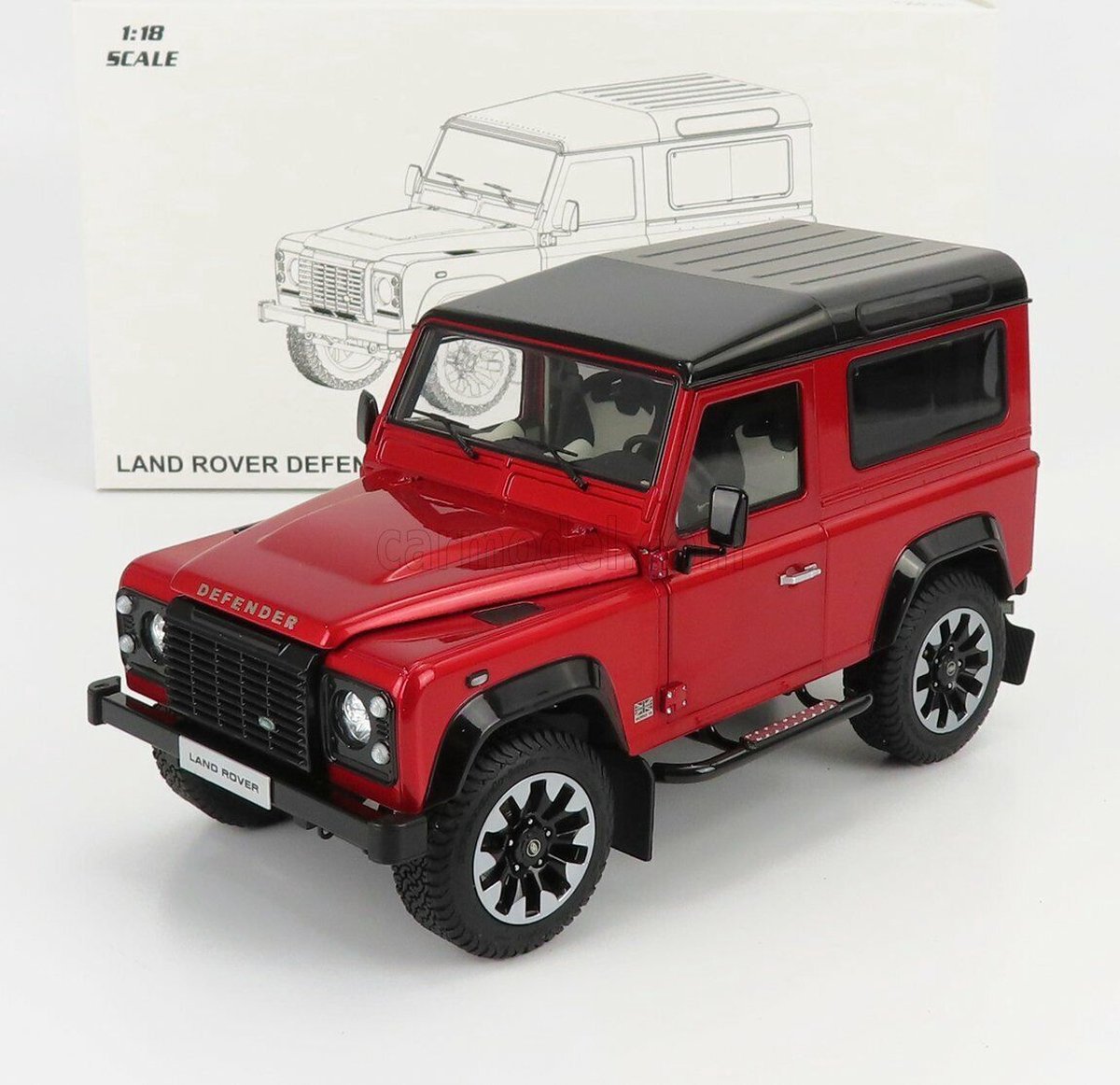 Land Rover Defender 90 Works V8 Red 2018