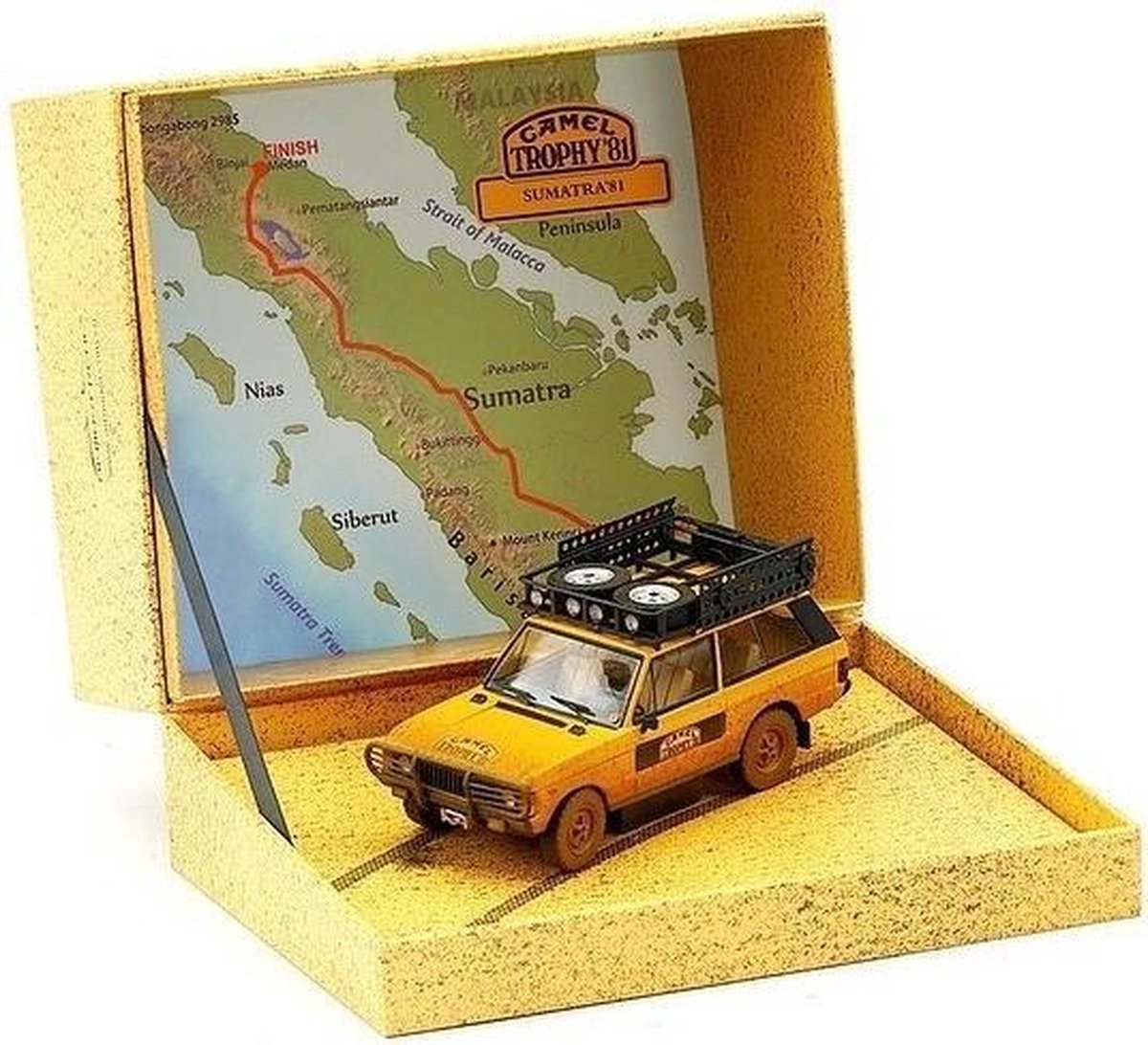 Land Rover Range Rover Camel Trophy Sumatra Dirty Version 1981 - 1:43 - Almost Real